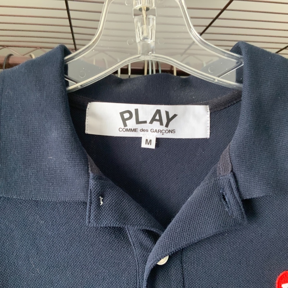 Men’s short sleeve navy polo- - Picture 2 of 7